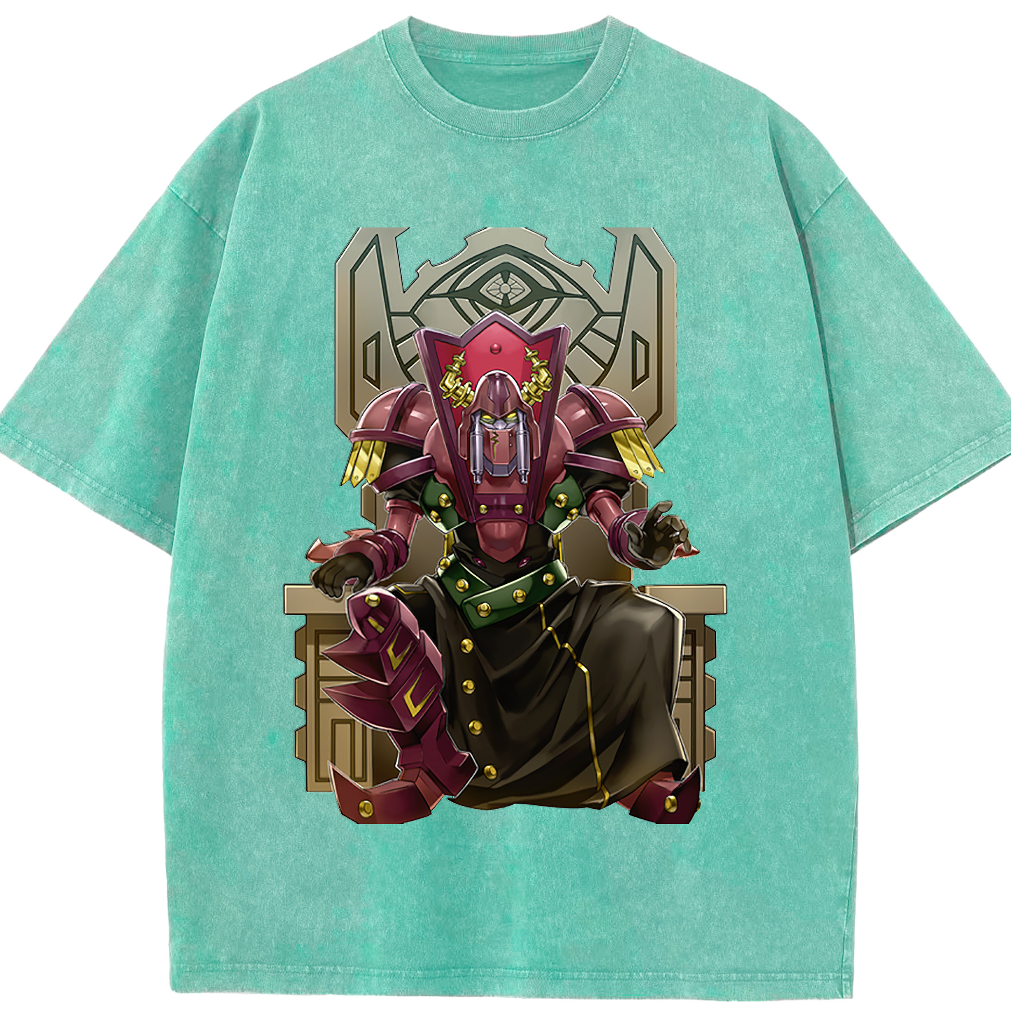 （画像用） 遊☆戯☆王 Yu-Gi-Oh! 綿100% ヴィンテージ風 半袖Tシャツ（フロントプリント）